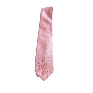 Michael Michael Kors 100% Silk Elegant Paisley Pink Tie